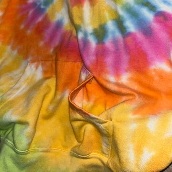 COPY - COPY - 90s mint vintage large oversized mint hoodie! Tie dyed French ter… - Picture 7 of 11